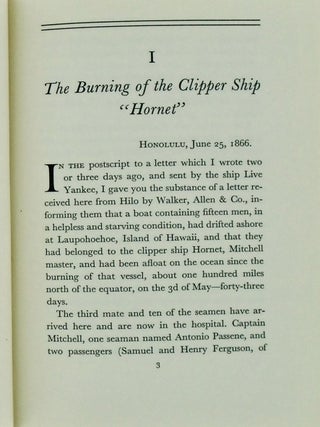 LETTERS FROM HONOLULU WRITTEN FOR THE SACRAMENTO UNION